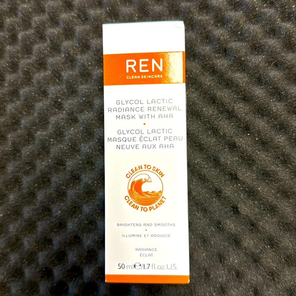 NEW - REN Glycol Lactic Radiance Renewal Mask
